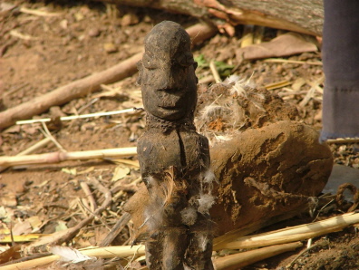 Frisch geschnitzte Auftragsarbeit